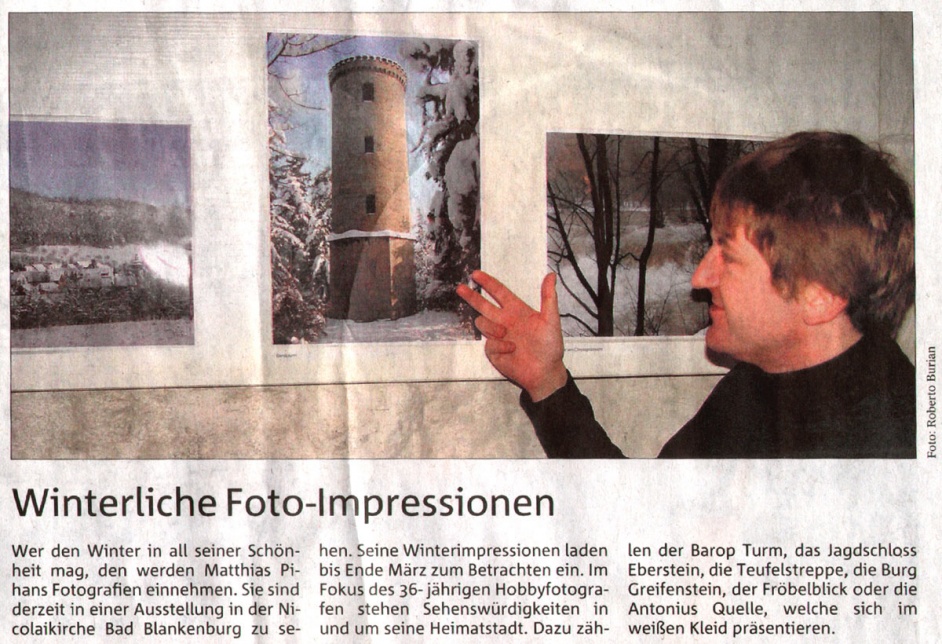 Winterliche Foto-Impressionen - OTZ vom 20.01.2012